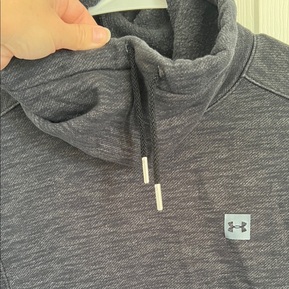 Under Armour Men's Charcoal Cowl neck Sweater - Picture 2 of 4